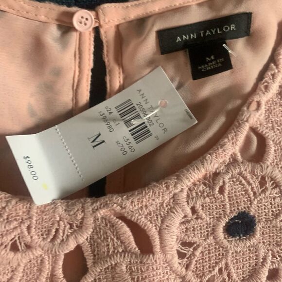 Ann Taylor Flared Knit Floral Top - Picture 8 of 11